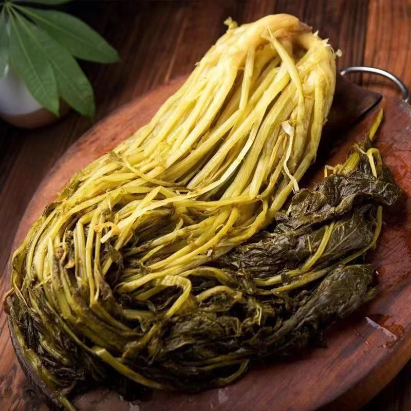 东北新鲜腌菜雪菜农家雪里红下饭菜整颗咸菜1000克包邮顺丰
