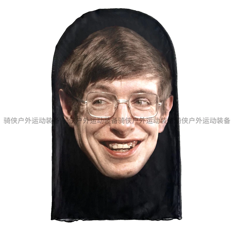霍金头套仿真人脸直播间搞笑面具科比欧文内马尔侃爷恶搞派对面罩