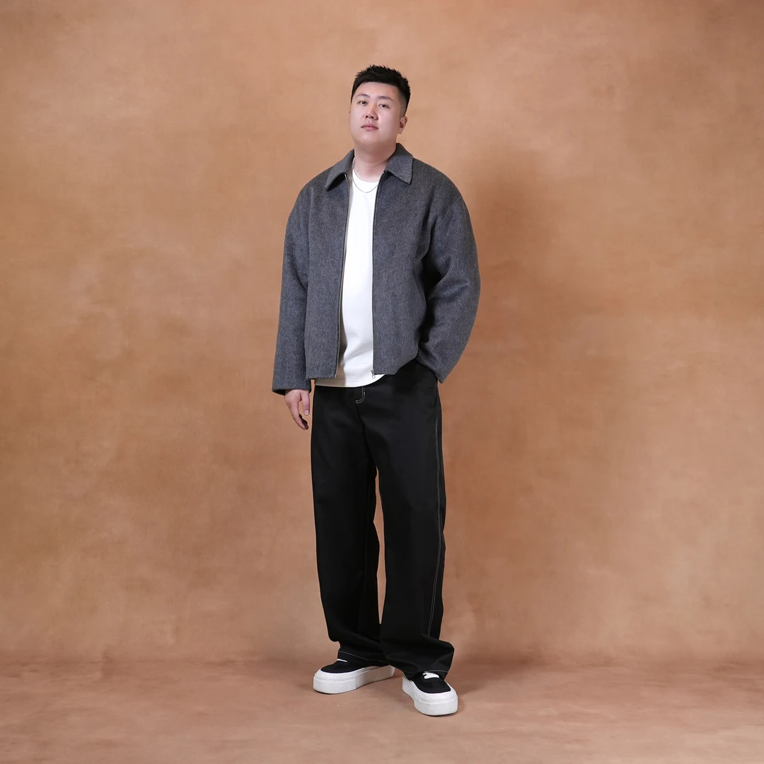 马丁叔叔 秋冬新款轻奢双面棉羊毛舒适时尚外套