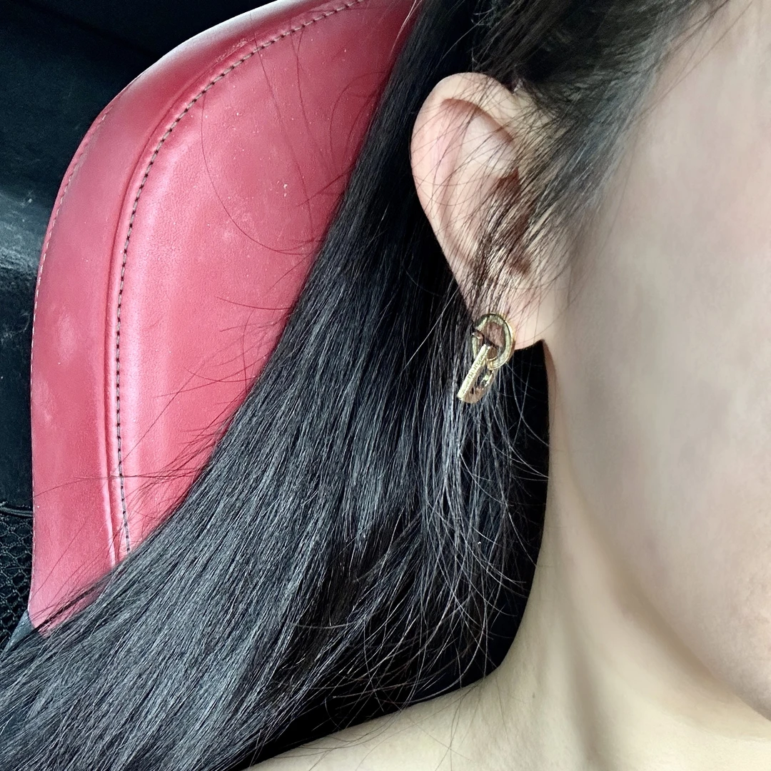 铜合金耳饰 ASA. J I E 休闲简约百搭耳钉 PPES39