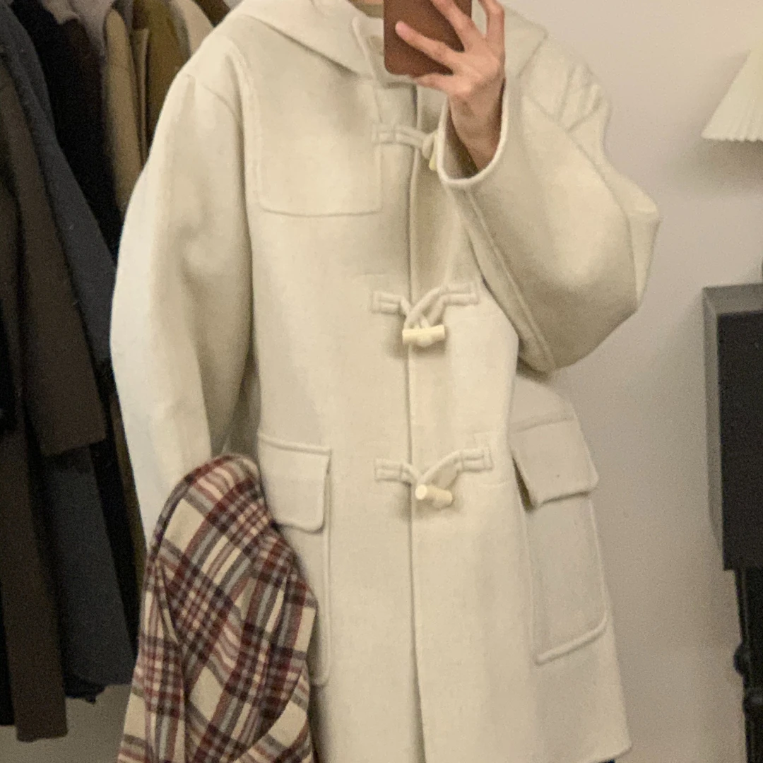 NO退NO换韩系双面呢大衣外套集合0219