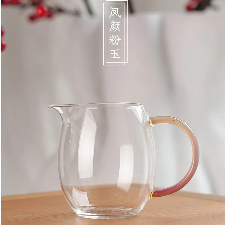 禾器凤仪·伊然茶海 高硼硅 玻璃公道杯 建议容量:300ml