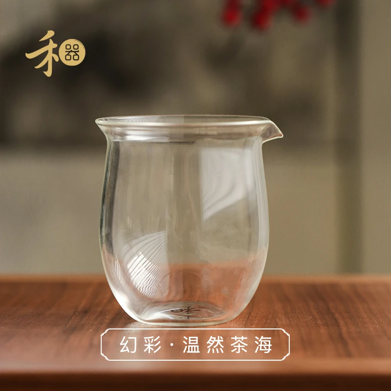 晶彩·温然茶海 高硼硅 玻璃公道杯 建议容量：180ml