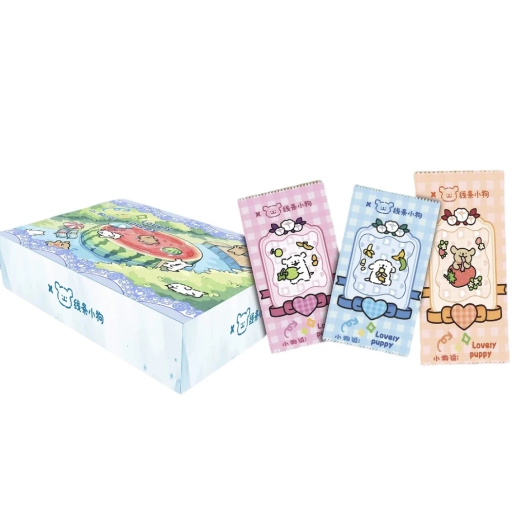 妍（螺旋叠包）颜卡社线条小狗国产二创  盲盒卡牌