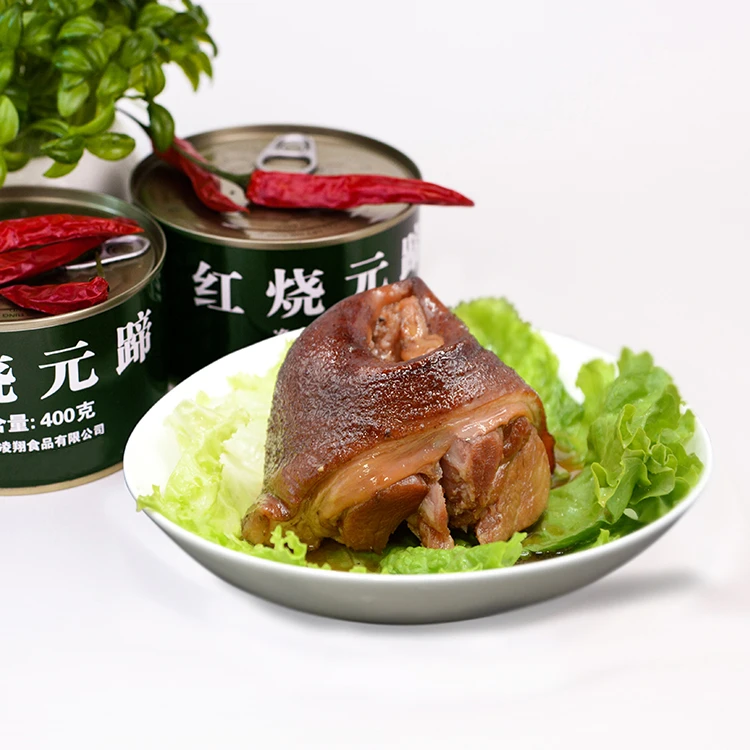 红烧元蹄400g优质家庭碳水营养食品送礼优选常温储存软烂美味浓郁