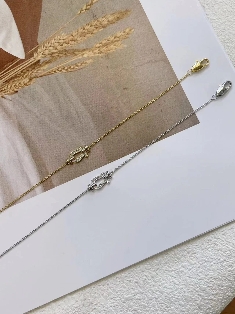 GSTS 铜合金合成锆石手链 百搭小众素设计感简约手链气质SL959