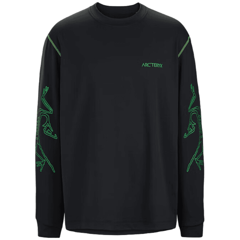 ARC‘TERYX/始祖鸟Copal LS BIrd Sleeve Tee 圆领印花宽松长袖T恤