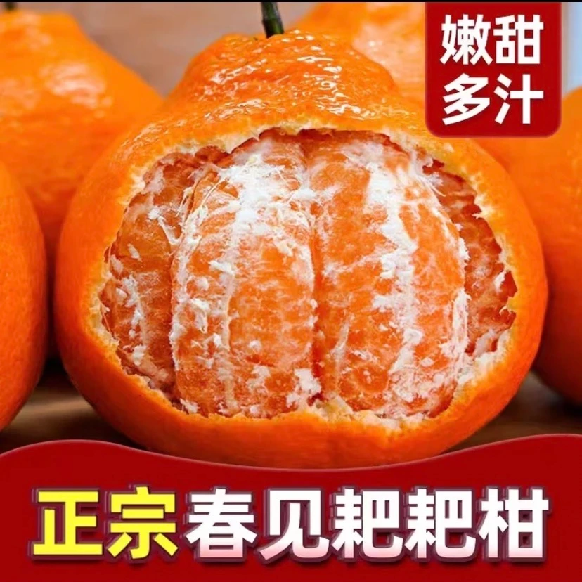 【坏果包赔】正宗四川春见耙耙柑橘子8斤装新鲜水果当季整箱包邮