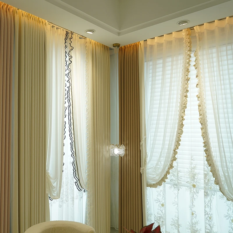 布空间全屋窗帘定制意向金满全国上门测量安装支持看样窗帘样布