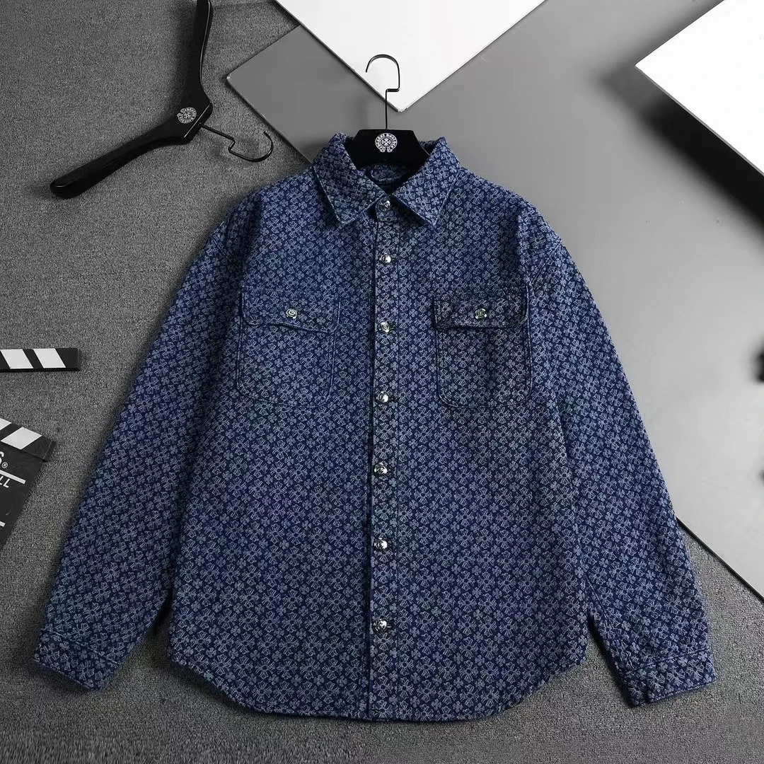 【7608】2024春秋潮流新款百搭衬衫外套（男女同款）