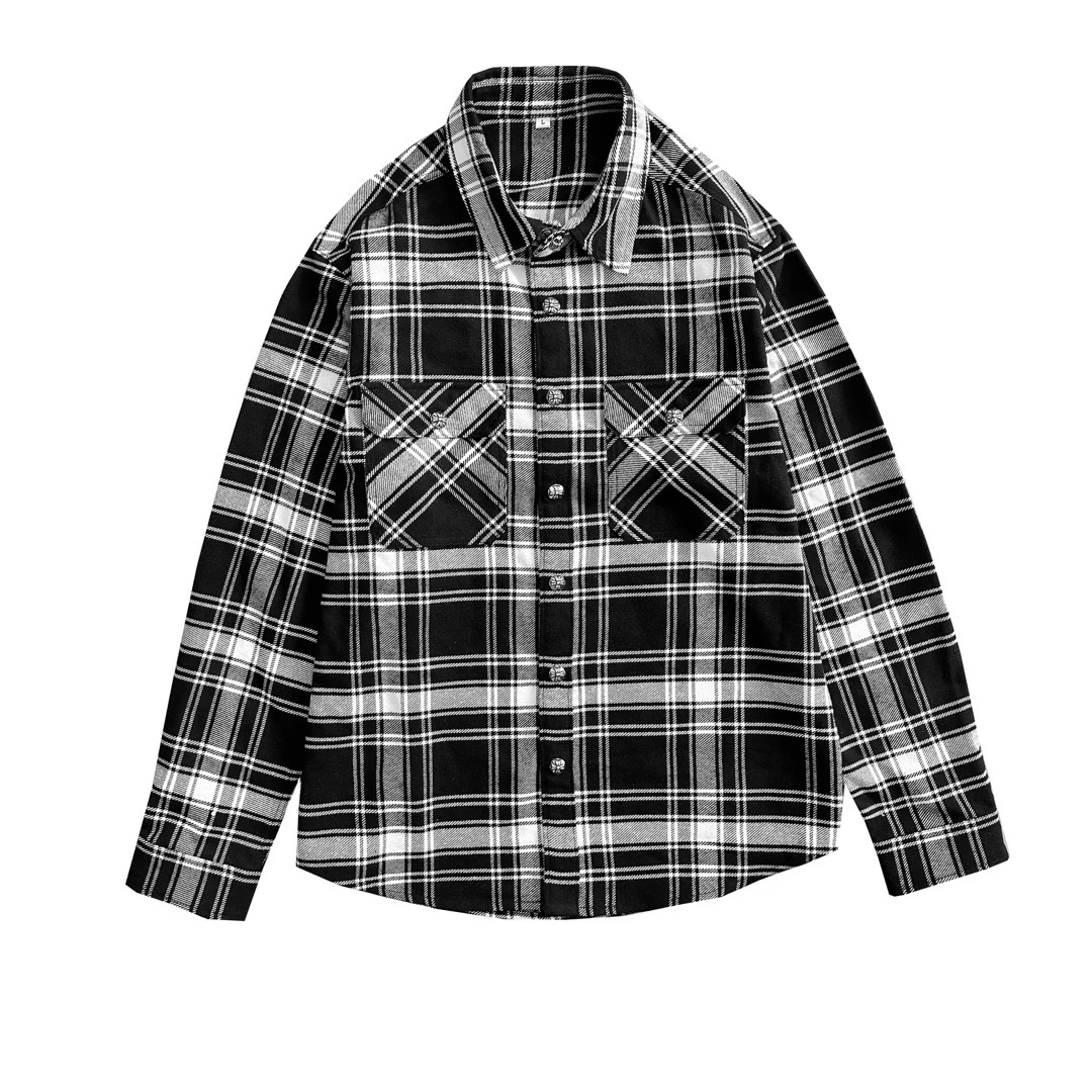 【2012】格子2024春秋潮流新款百搭衬衫外套（男女同款）