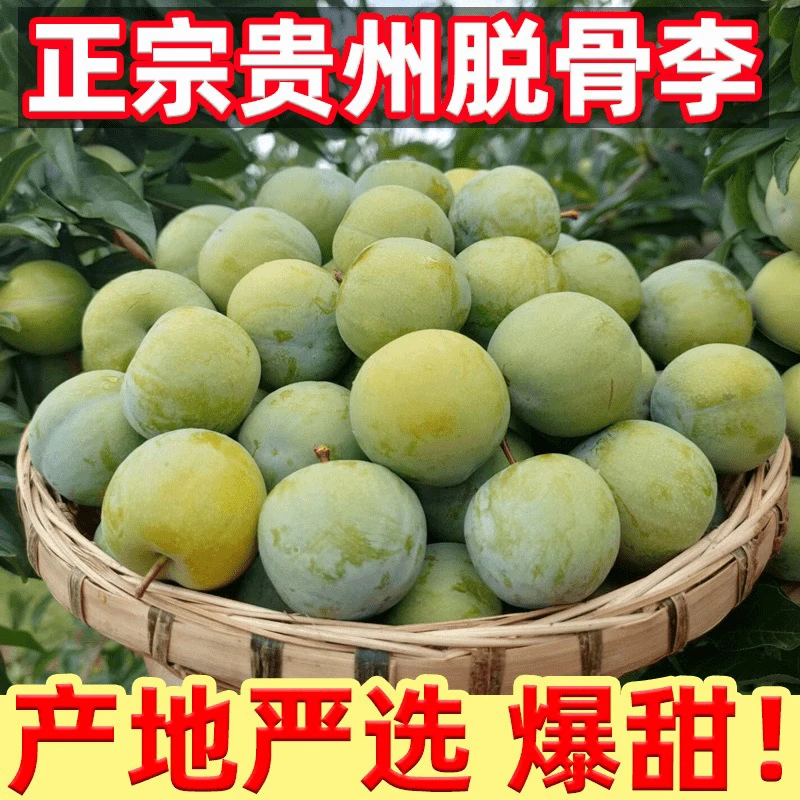 【笨狐优选】贵州冰脆李现发新鲜应季 水果脱骨李清爽甘甜清脆