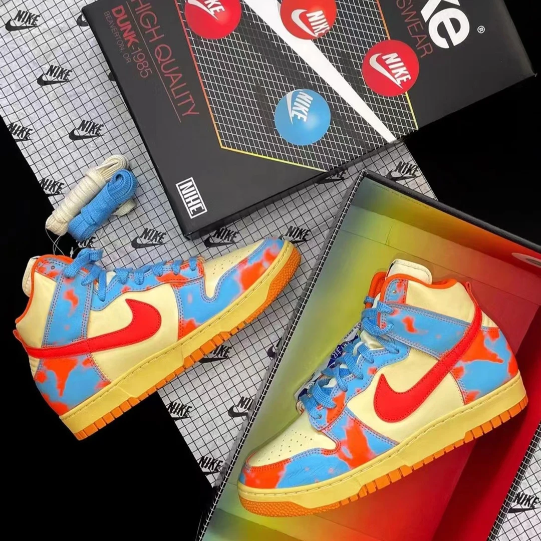 Nike耐克 Dunk High OG男女情侣休闲运动复古高帮板鞋DD9404-800