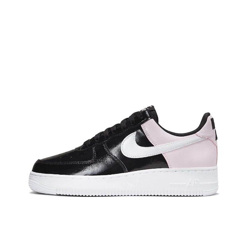 耐克Nike Air Force 1 女子黑粉拼接低帮耐磨休闲鞋 DJ9942-600