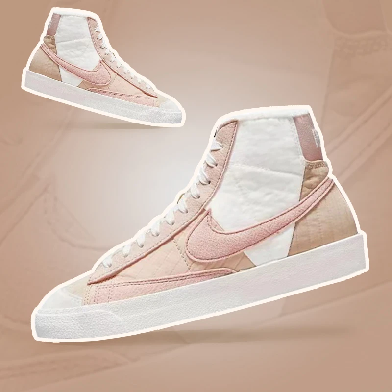 Nike耐克女子 Blazer Mid '77  运动耐磨高帮休闲鞋DO7445-261