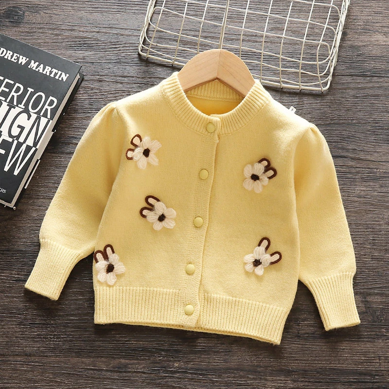 童装女童开衫毛衣2025新款女宝宝洋气时髦针织外套0一6岁秋季衣服