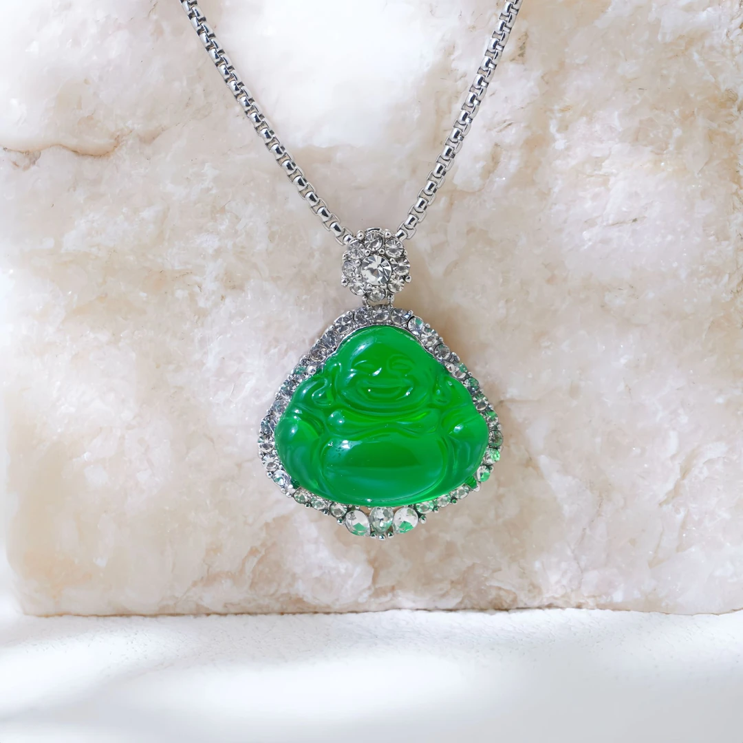 新款笑佛时尚经典复古国风吊坠项链ZD0190