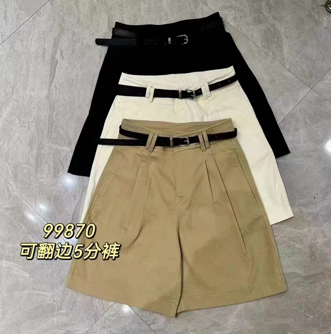 短裤百搭夏季纯色宽松休闲裤