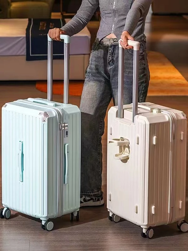 登机行李箱新款拉杆箱密码箱子万向轮学生大容量旅行箱包轻便旅行