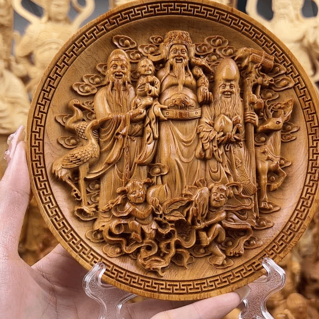 【闪购商品】崖柏福禄寿