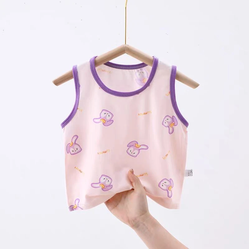 【夏季断码】儿童夏季薄款单件背心 七分套 短袖套