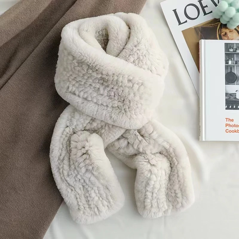 新款编制保暖围巾围脖