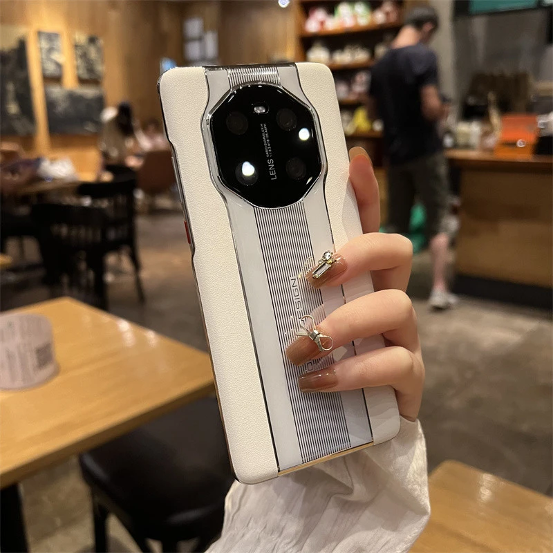 适用华为mate60pro手机壳m50pro秒变保时捷m40rs新款mate30pro真