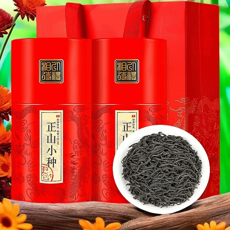 正山小种蜜香浓香型2025新叶正宗武夷山特级红茶礼盒罐装花果香