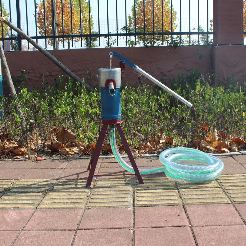 老式钢桶压水井洋井抽水泵深井