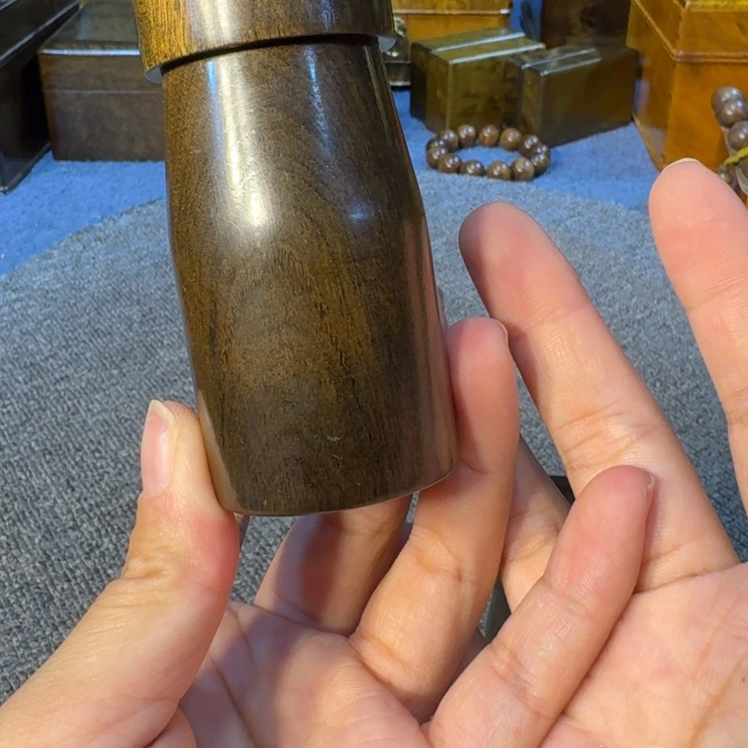 乌木类成套家具乌木牙签筒