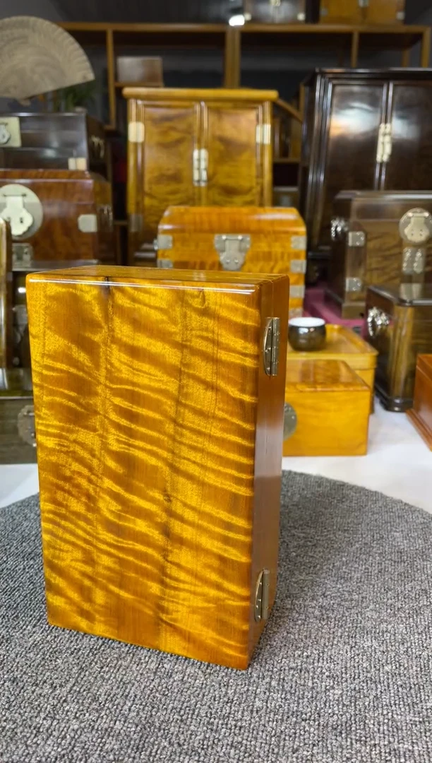 【闪购商品】乌木类成套家具金丝楠木盒子/个m16