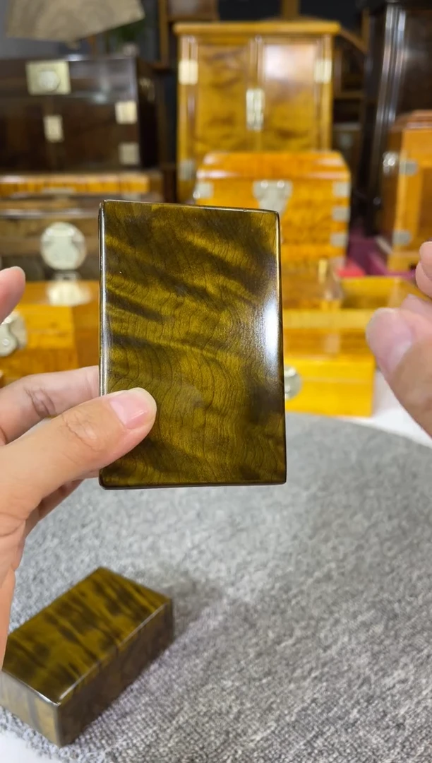 【闪购商品】乌木类成套家具阴沉木粗烟盒
