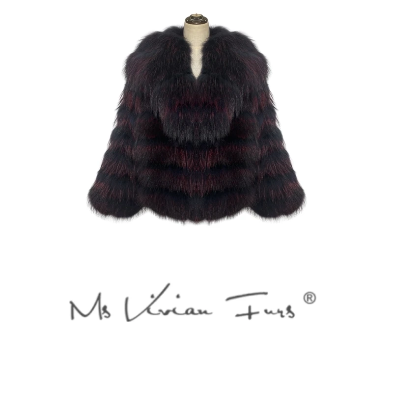 【孤品特价】蓝霜貉秋冬皮草外套保暖-v03323ym 瑶瑶