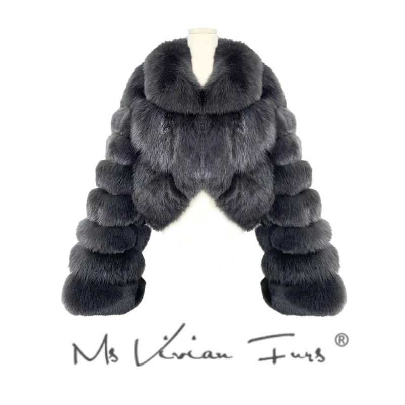 【专柜下架卖完不补】白影狐嵌革工艺皮草外套秋冬 v20223ym 瑶瑶