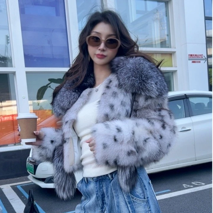【孤品特价】 狐狸毛设计师款外套vivian22-99 瑶瑶