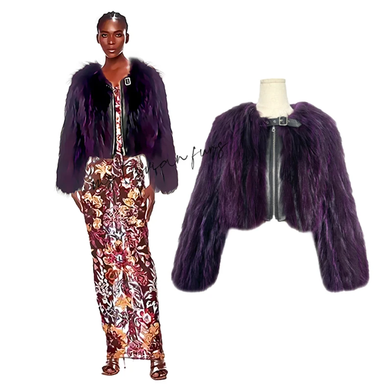 【撤柜下架卖完不补】狐狸毛皮草外套冬季 v21123yc 瑶瑶