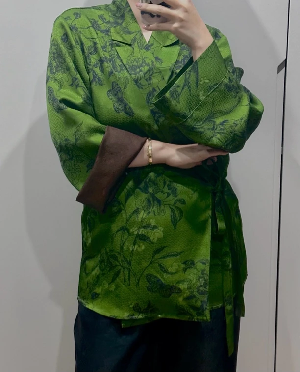 香云纱双穿衬衫上衣