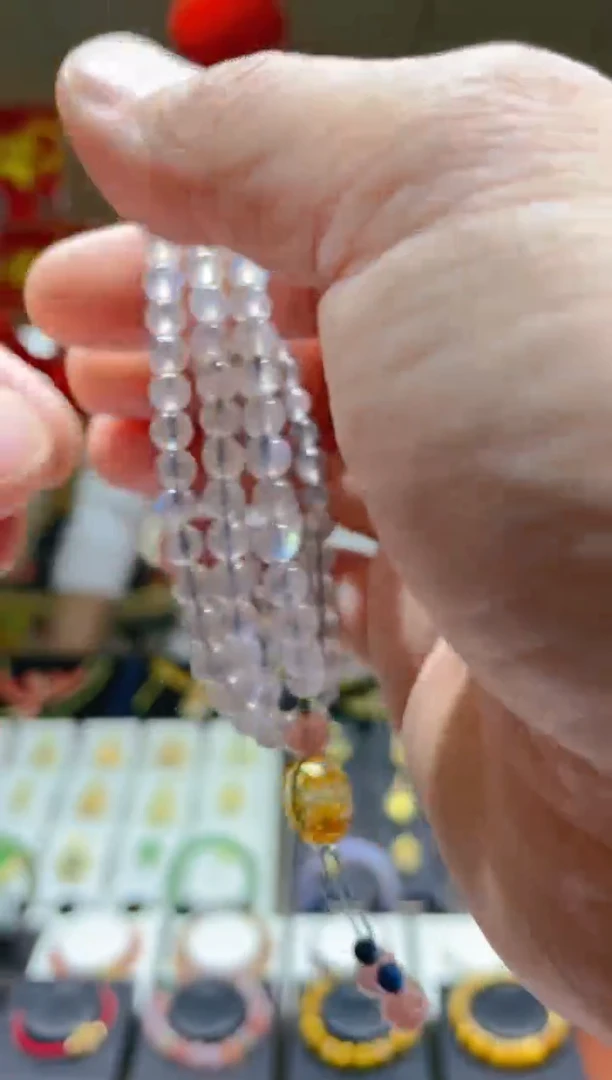 【闪购商品】月光石颈饰未镶嵌灰月光链子