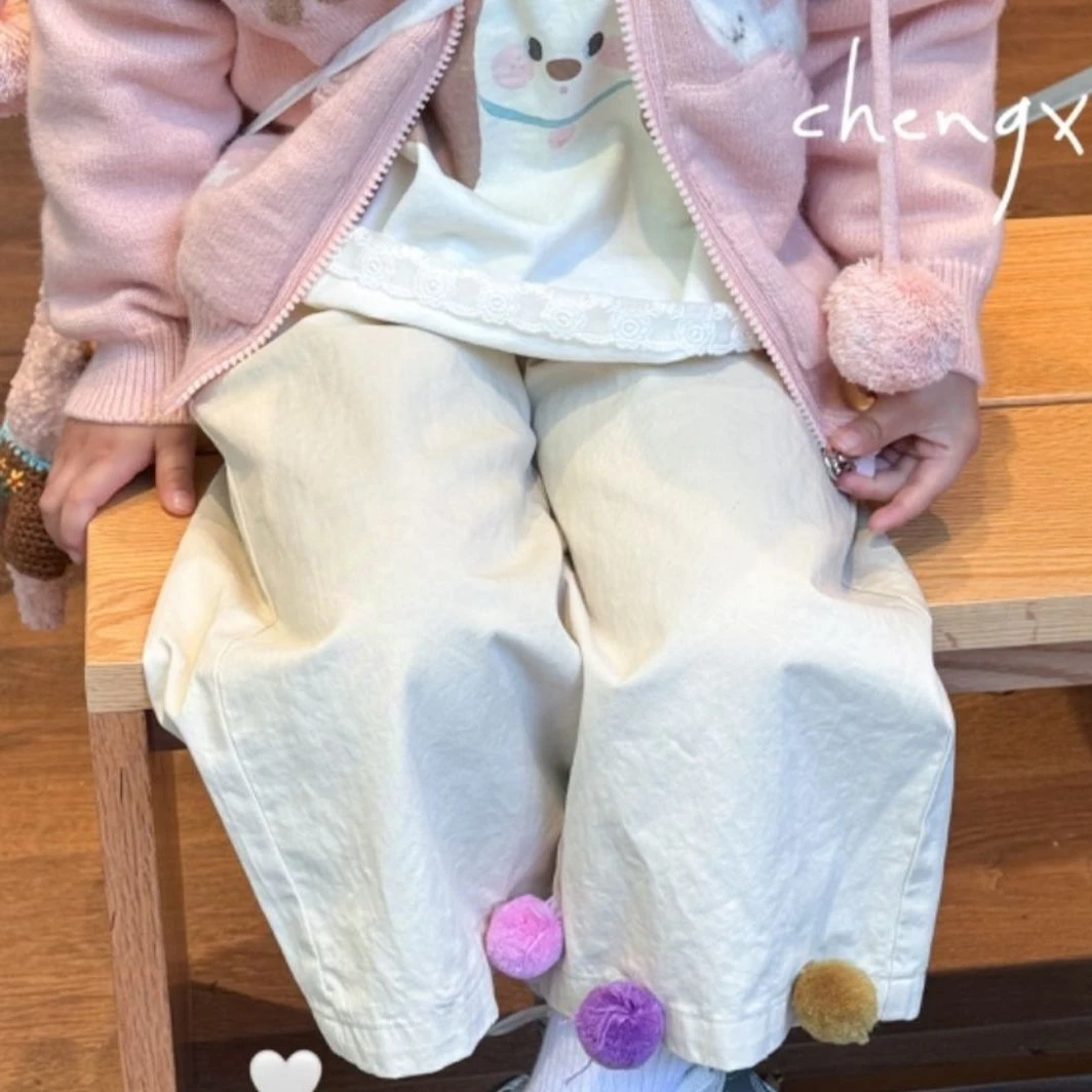 CXQ~毛球休闲裤3059（汉服裤子）