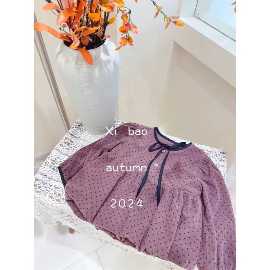 AA54~XB~波点娃娃衫2083（汉服娃娃衫）