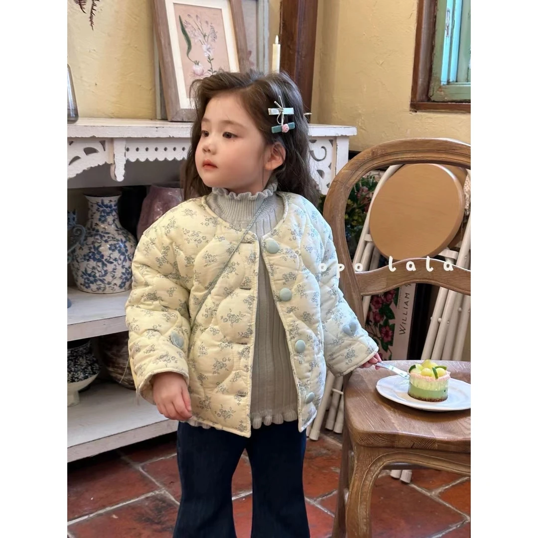 Opo La La·冬~碎花绗棉外套6968