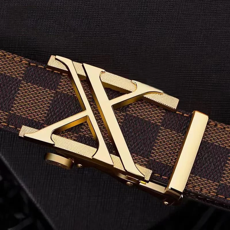 男士皮带男款真皮自动扣正宗牛皮腰带男休闲百搭商务青年中年裤带