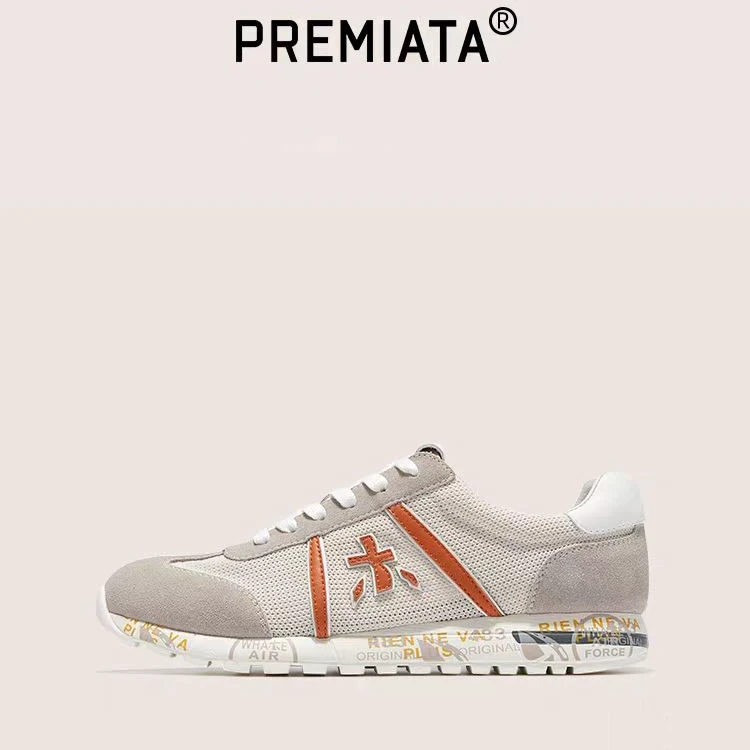 PREMIATA休闲百搭透气时尚舒适潮流经典低帮高能感网面男鞋