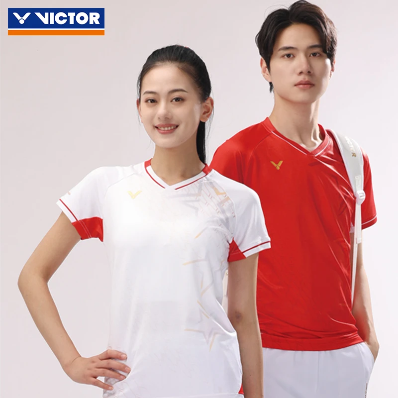 2024victor胜利羽毛球服中国大学生羽毛球队比赛队服套装专业男女