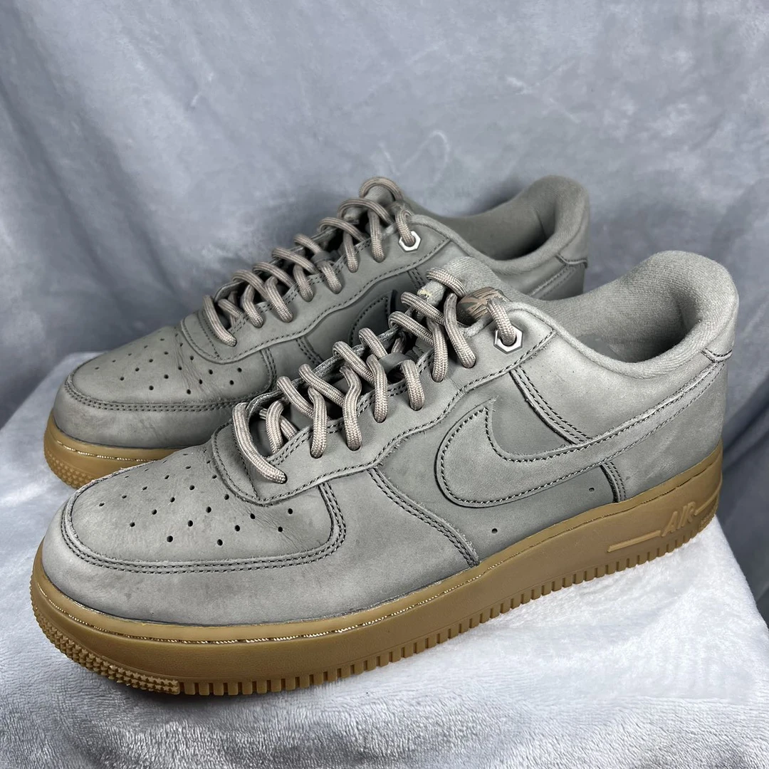 44码 Nike 空军一号 绿棕 板鞋 9新 公价699