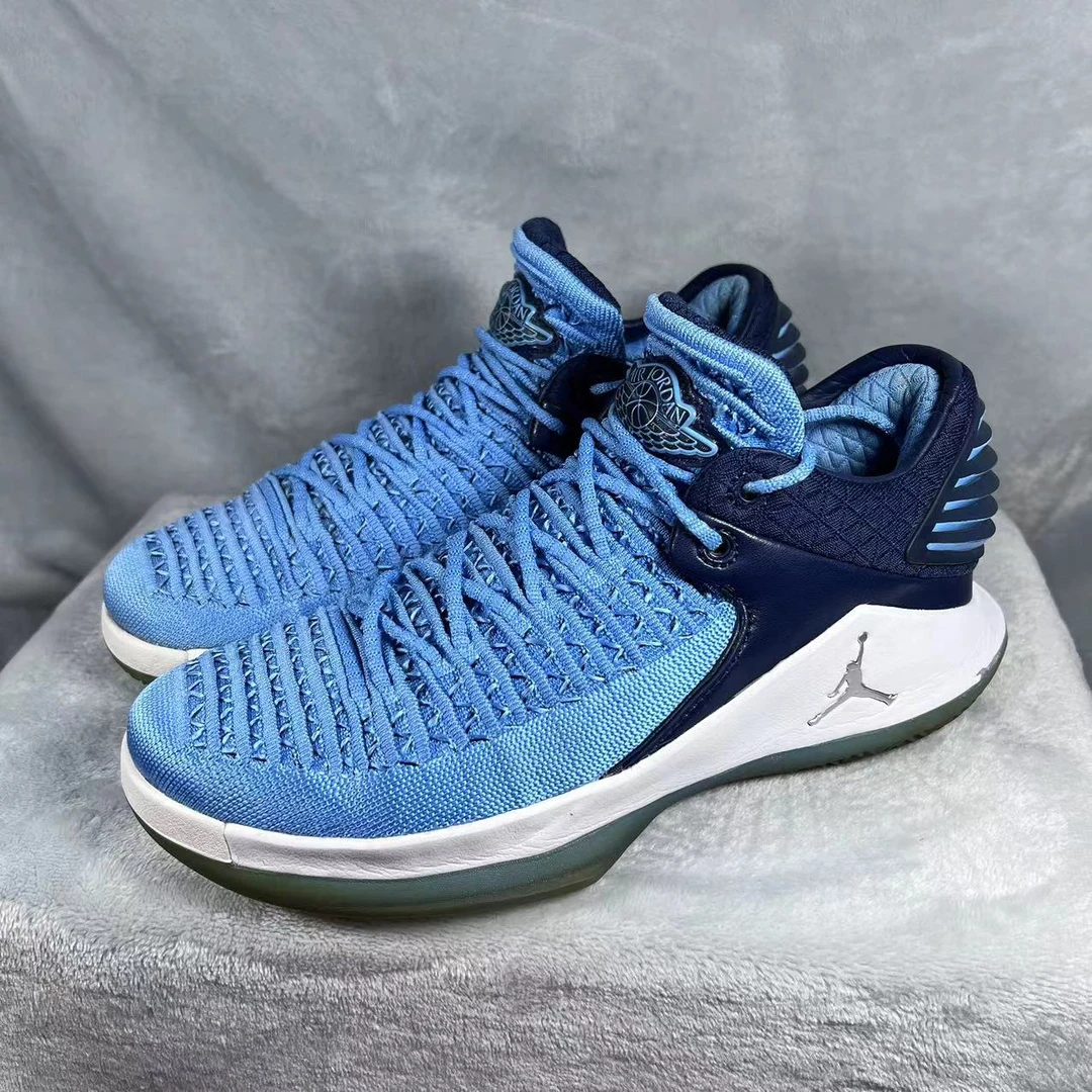 38.5码建议38码穿 Nike AJ32 北卡蓝 篮球鞋 9新 公价1739