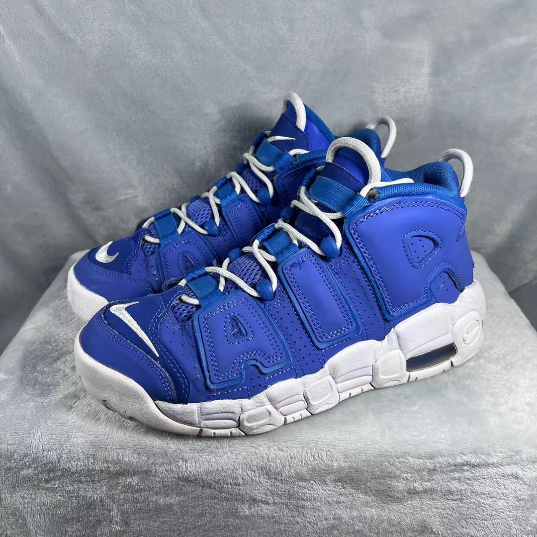 38.5码 Nike 皮蓬 北卡蓝 休闲篮球鞋 9新 公价689 鞋头微瑕