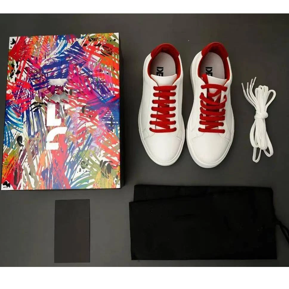 B入款！女士简约时尚百搭撞色小白鞋休闲鞋板鞋P732