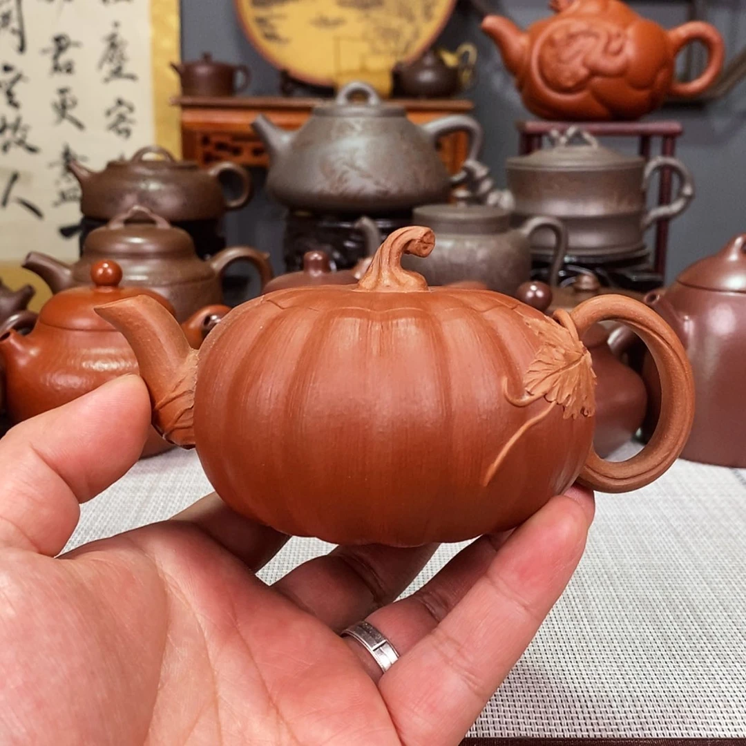 【闪购商品】紫砂茶壶扁南瓜
