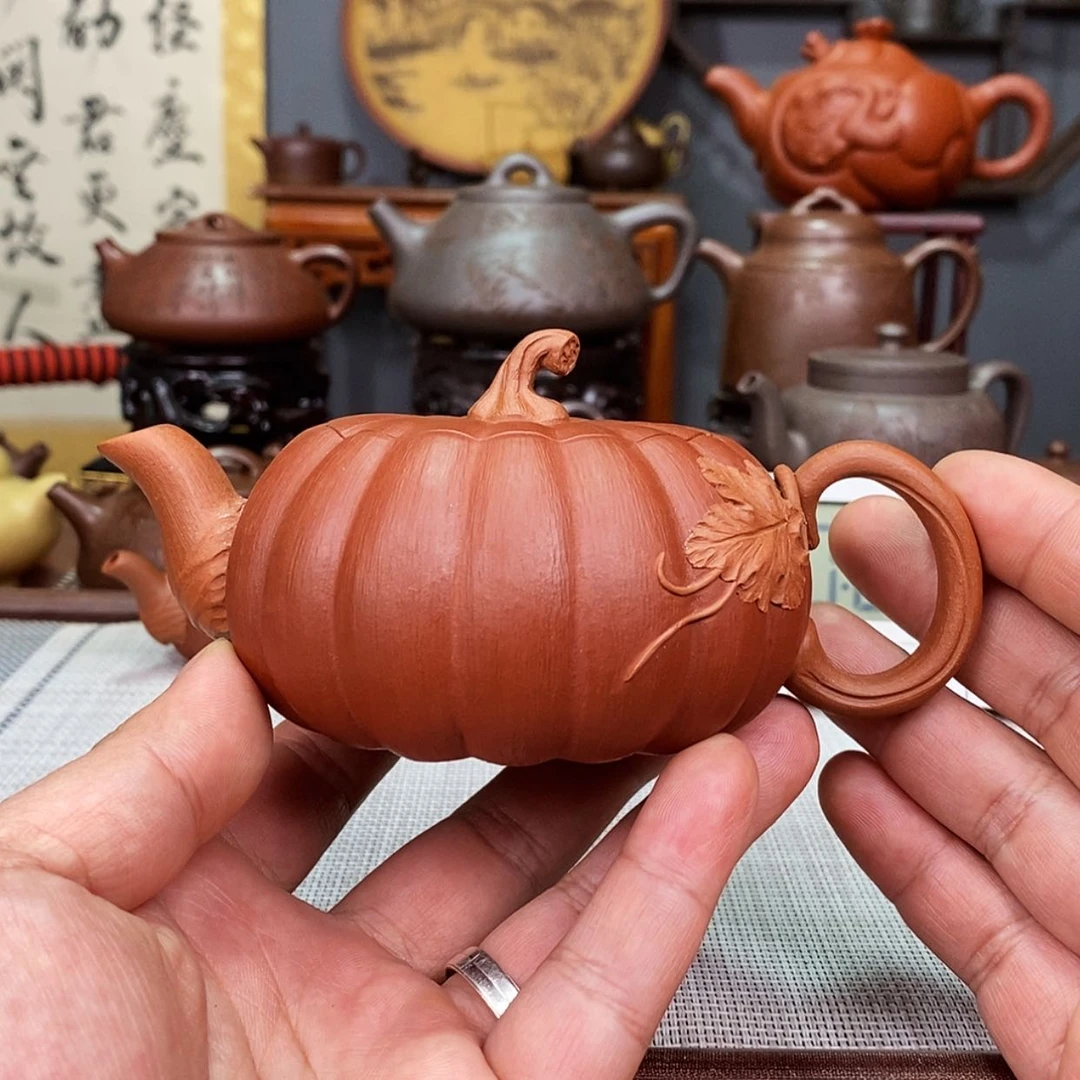 【闪购商品】紫砂茶壶颍**家南瓜